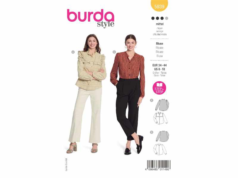 SCHNITTMUSTER BURDA Style Bluse 5939