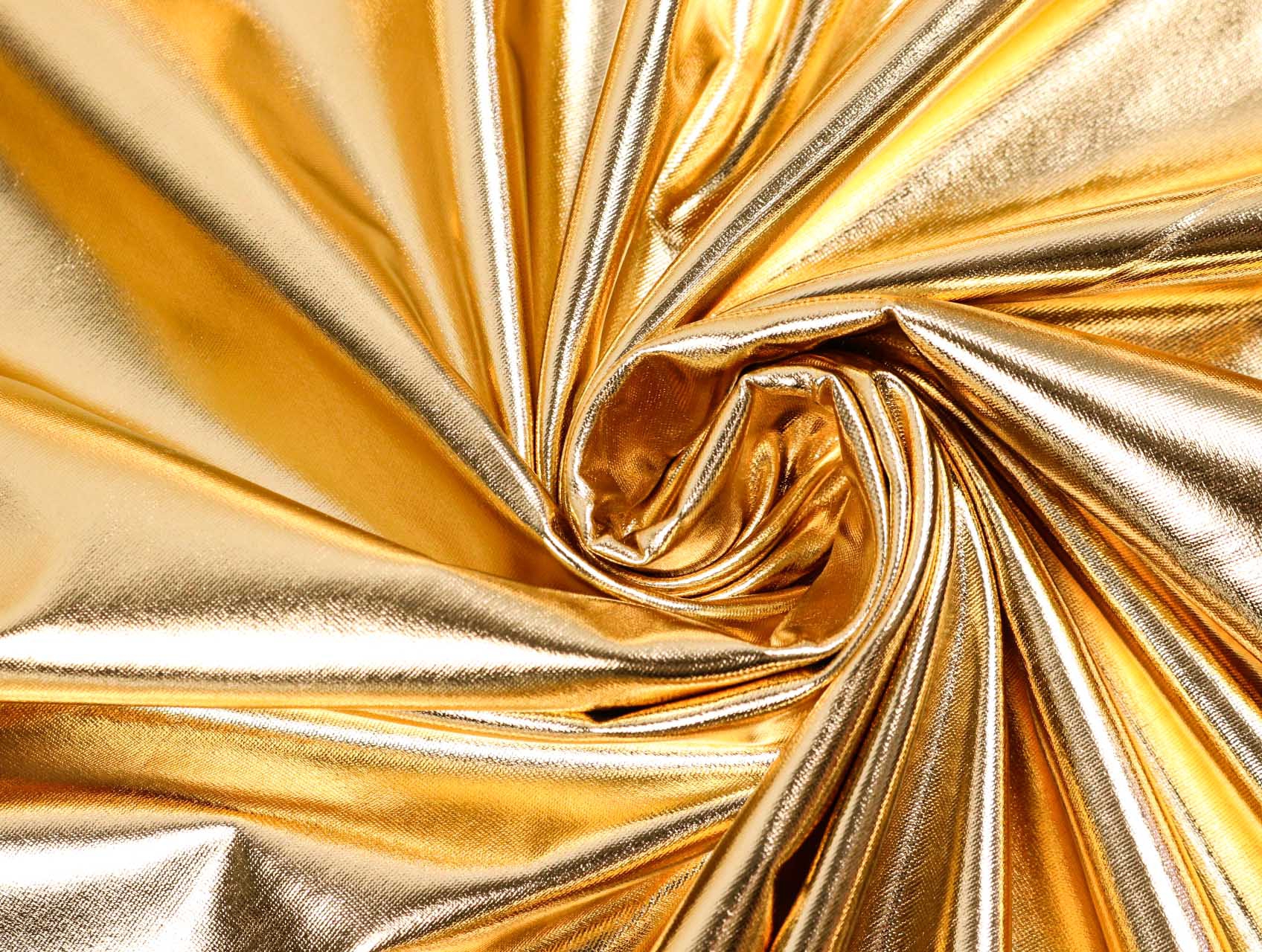 Folienjersey Lamee glänzend - GOLD
