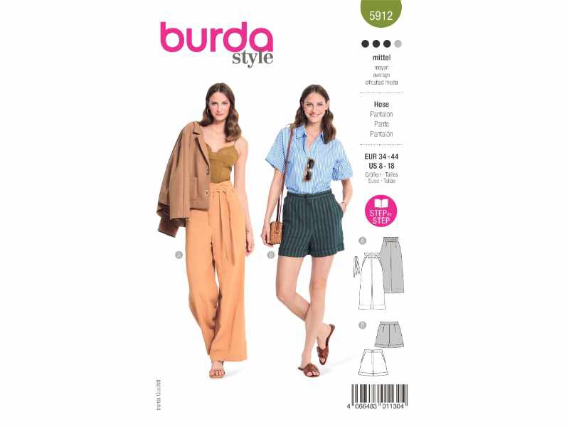 SCHNITTMUSTER BURDA Style Hose 5912