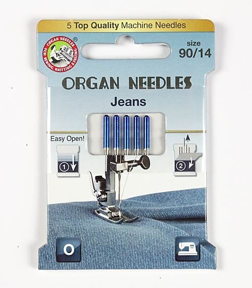 NÄHMASCHINEN NADELN Organ Needles Jeans 90/14