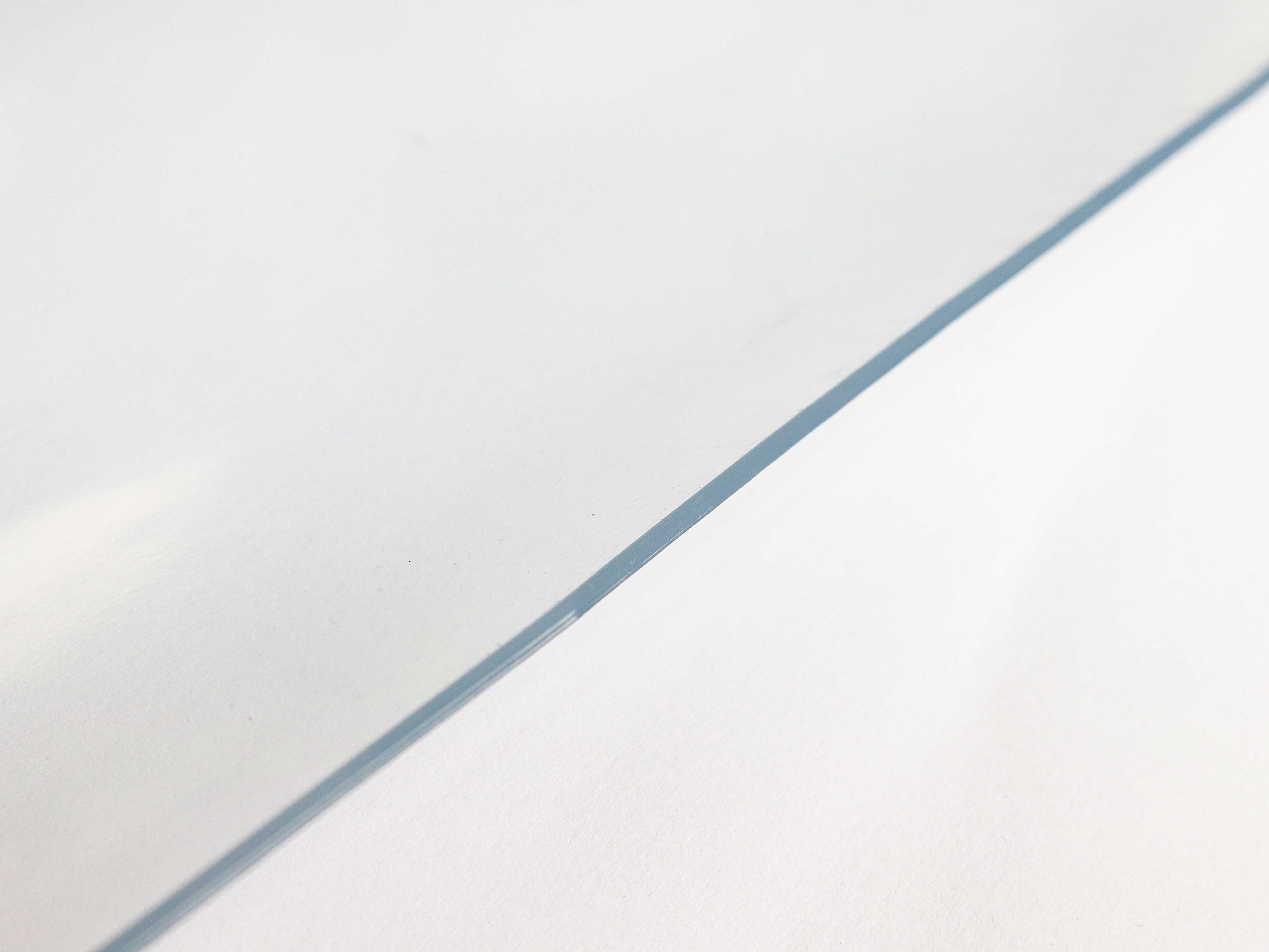 Klarsichtfolie 2mm stark & 1 m breit Transparenter Tischschutz aus 100% PVC
