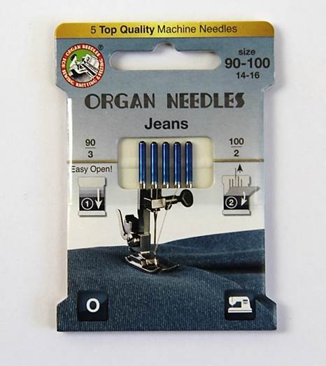 NÄHMASCHINEN NADELN Organ Needles Jeans 90-100