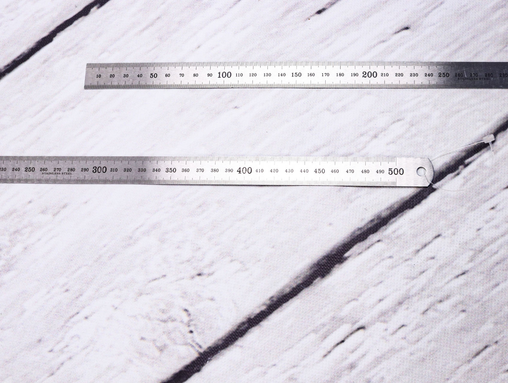 Lineal Beleglineal aus Stahl 50cmx1,9cm