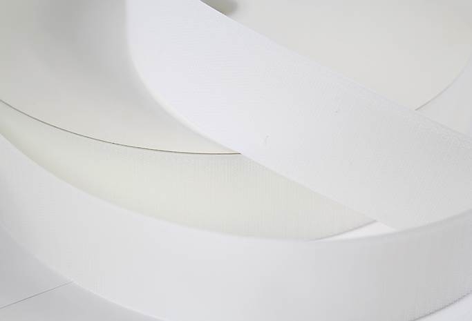 Klettband Hakenband nähbar Weiß 5 cm