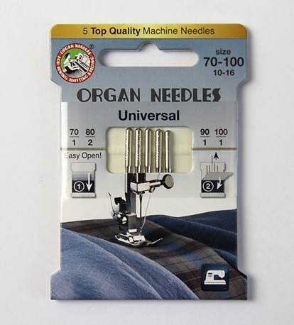 NÄHMASCHINEN NADELN Organ Needles Universal 70-100
