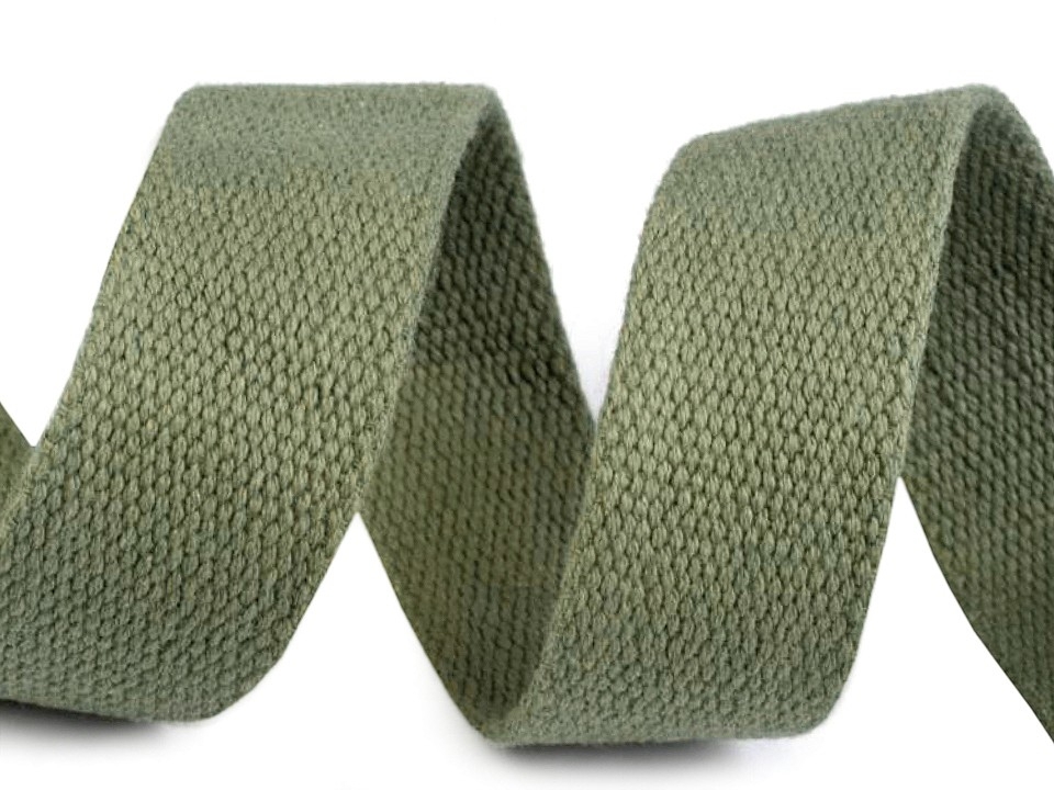 Gurtband Baumwolle KHAKI 3 cm