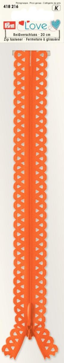 Prym Love Reißverschluss 20 cm Orange 418216
