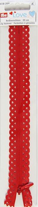 Prym Love Reißverschluss 20 cm Rot 418209