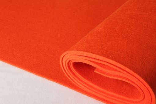 BASTELFILZ/ FILZPLATTE 45 cm breit - Orange