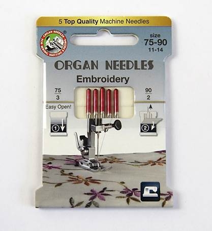 NÄHMASCHINEN NADELN Organ Needles Embroidery 75-90