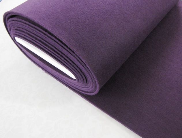 BASTELFILZ/ FILZPLATTE 45 cm breit - Purple