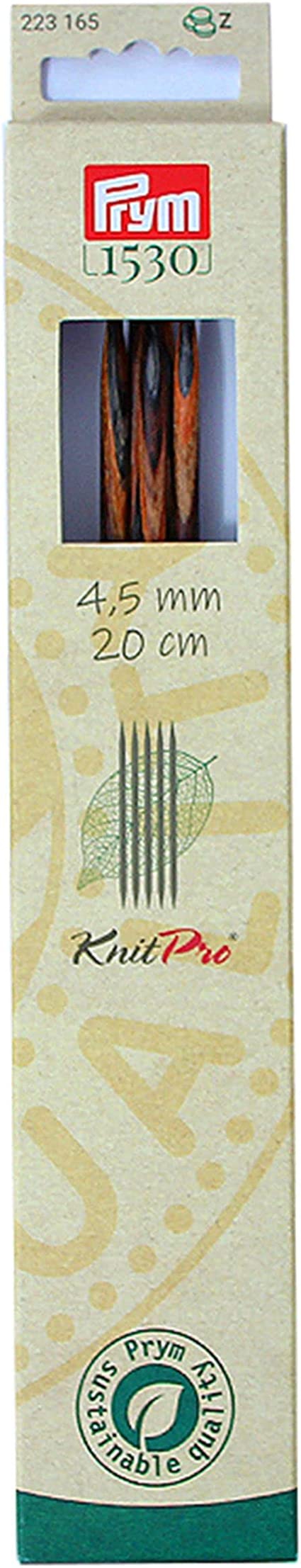 Knit Pro Strumpfstricknadeln, Natural, 20cm, 4,50mm Prym 223165