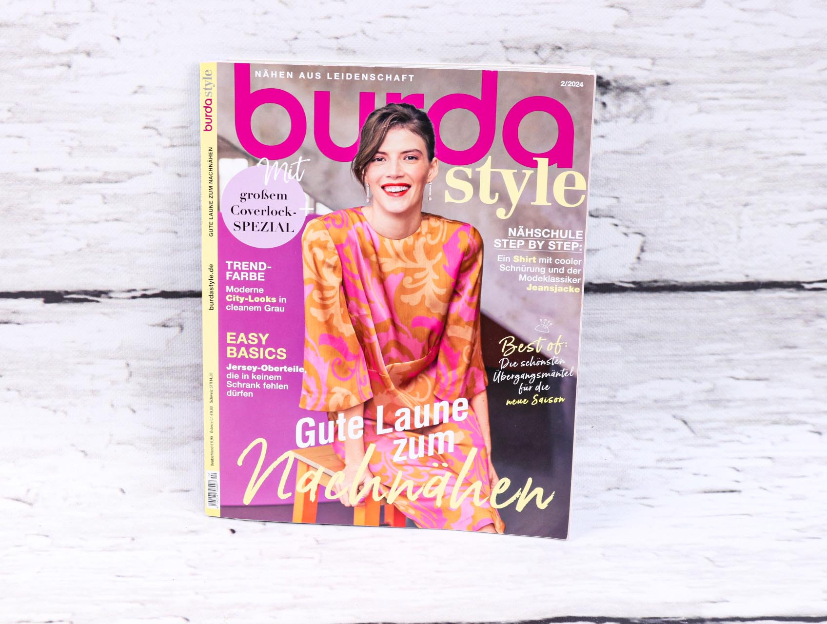 Zeitschriften - Burda Style 02/2024 Gute Laune zum Nachnähen