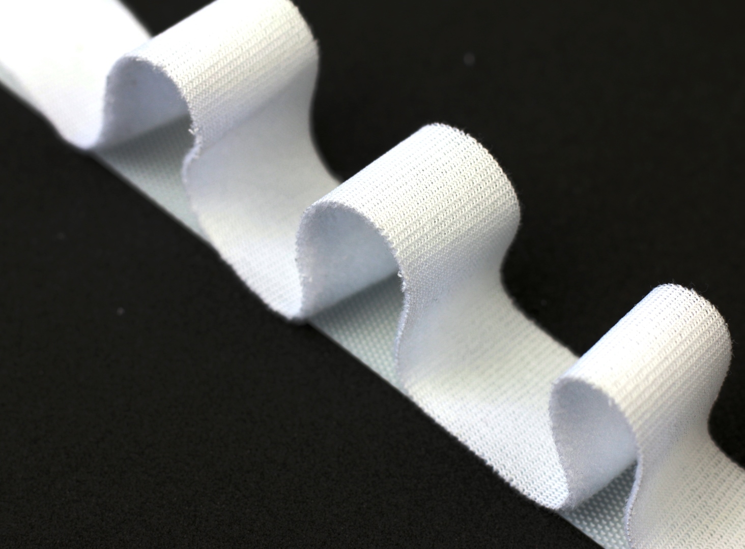 Klettband flaches Filzband nähbar WEIß 20mm
