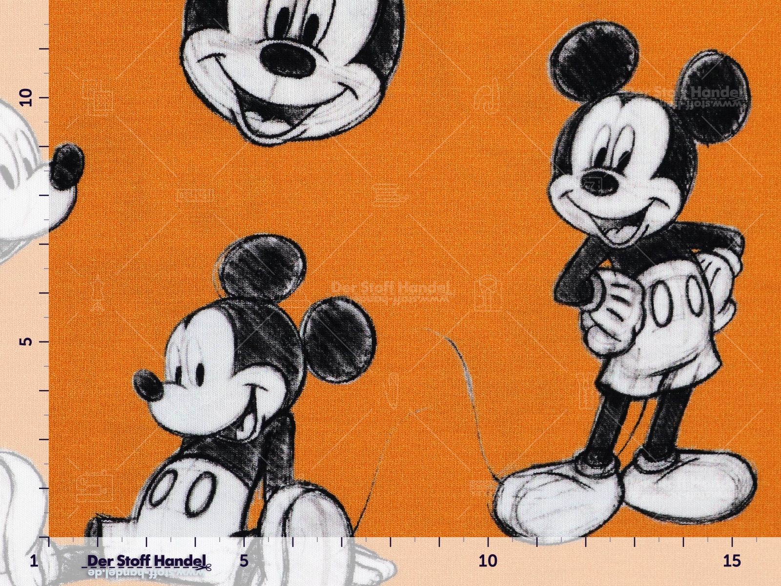 Jersey ♥ Disneys Mickey Mouse Retro ♥ ORANGE