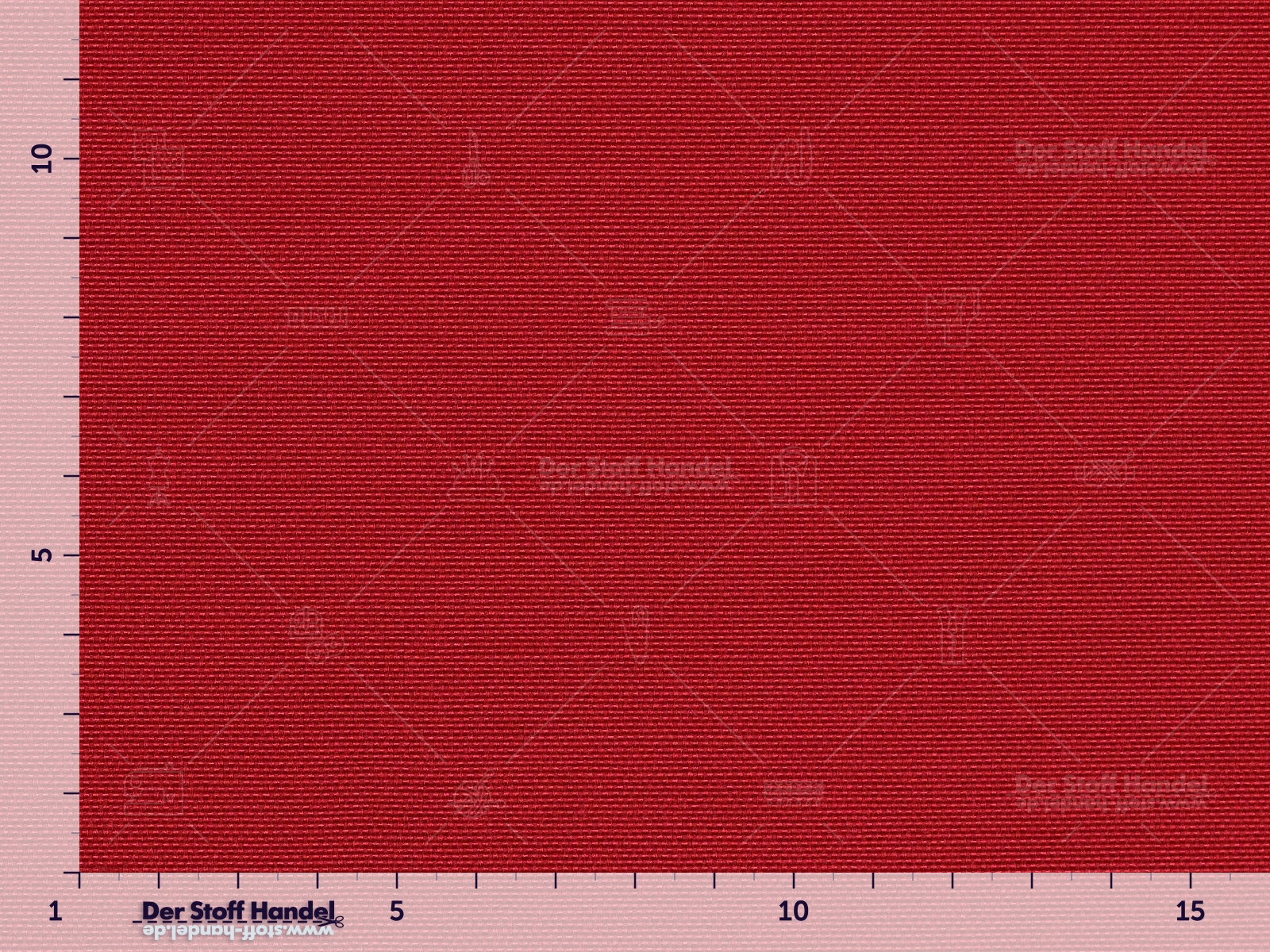 Vorhangstoff Juwel B1 280cm mit Bleiband Farbe 22 Rot