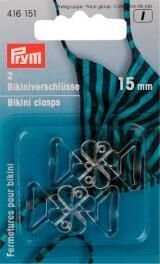 Bikiniverschlüsse KST transparent Kleeblatt 15 mm Prym 416151