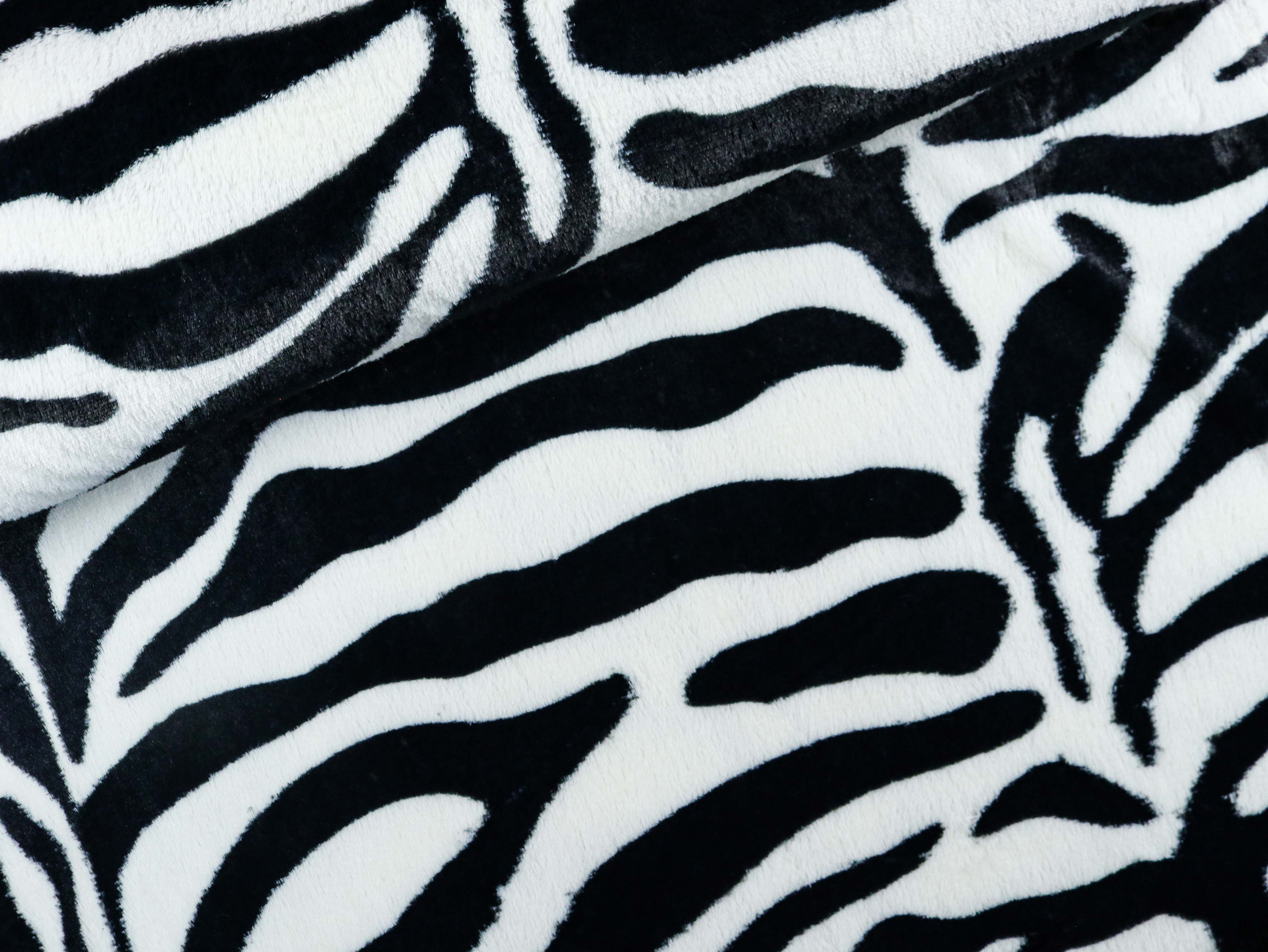 Fellimitat Fell Plüsch * Afrika * Safari Zebra
